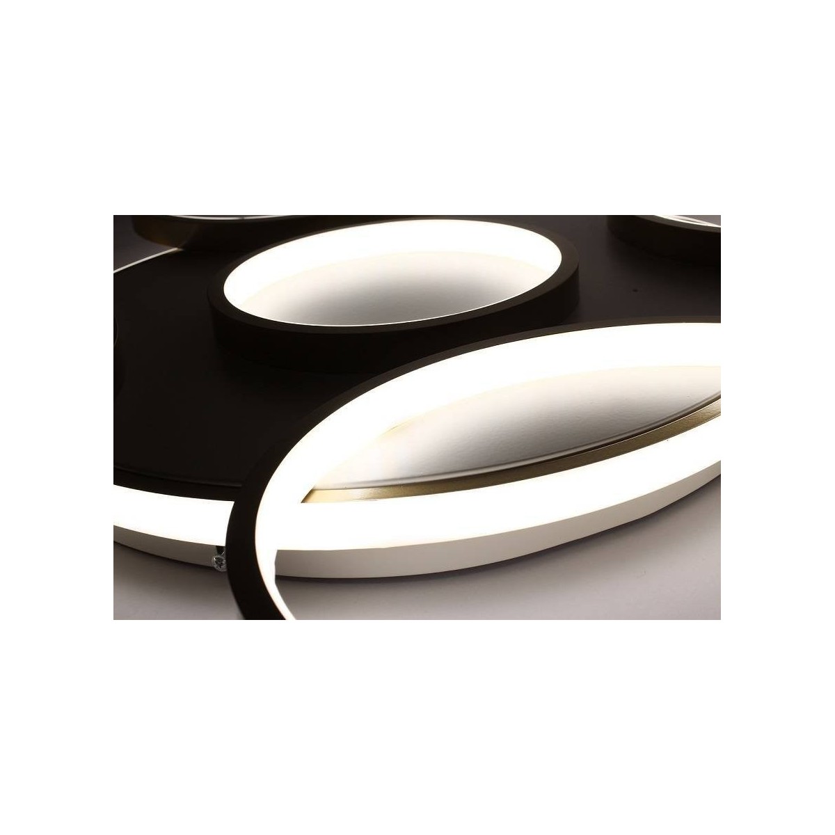 nowoczesna złota lampa na sufit - 102W - 8460lm - 3000-4000-6000K