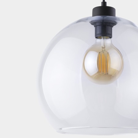 Lampa wisząca TK-Lighting CUBUS TKL2076  Lampa sufitowa kolor - czarny - transparentny styl Klasyczny  Rustykalny