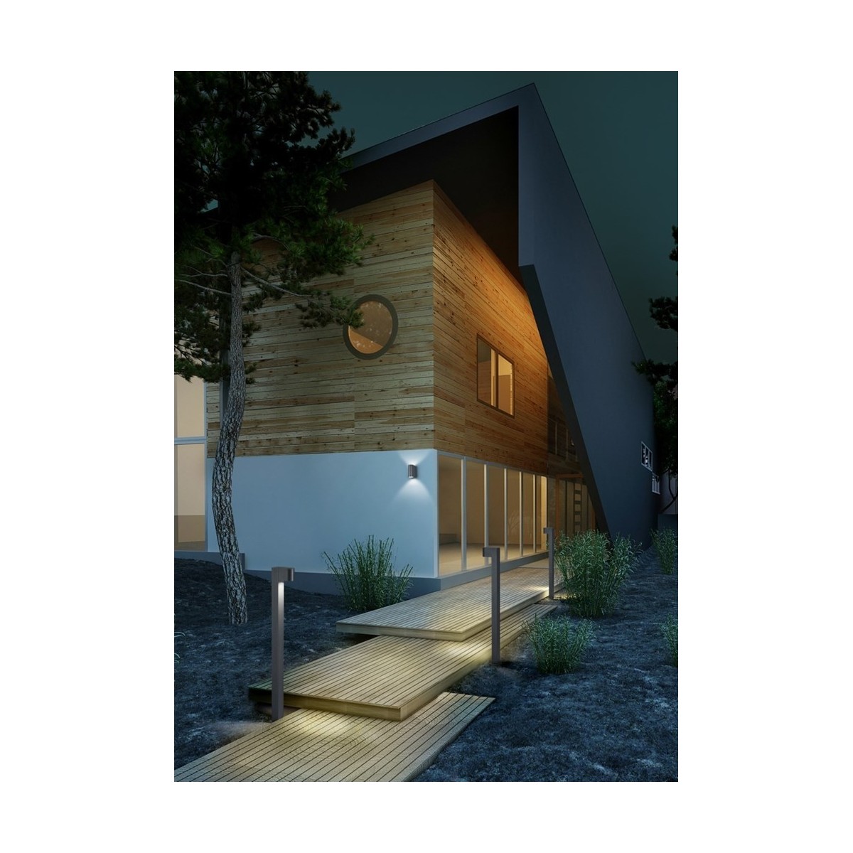 Kinkiet ogrodowy Trio ROYA 204269242