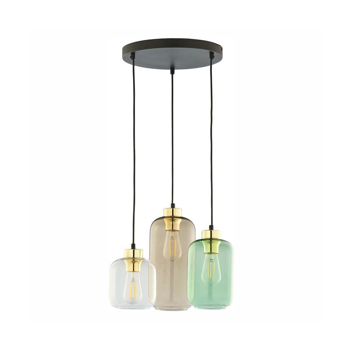 Lampa wisząca TK-Lighting MARCO TKL3325  Lampa sufitowa kolor - złoty - czarny styl Nowoczesny  Glamour