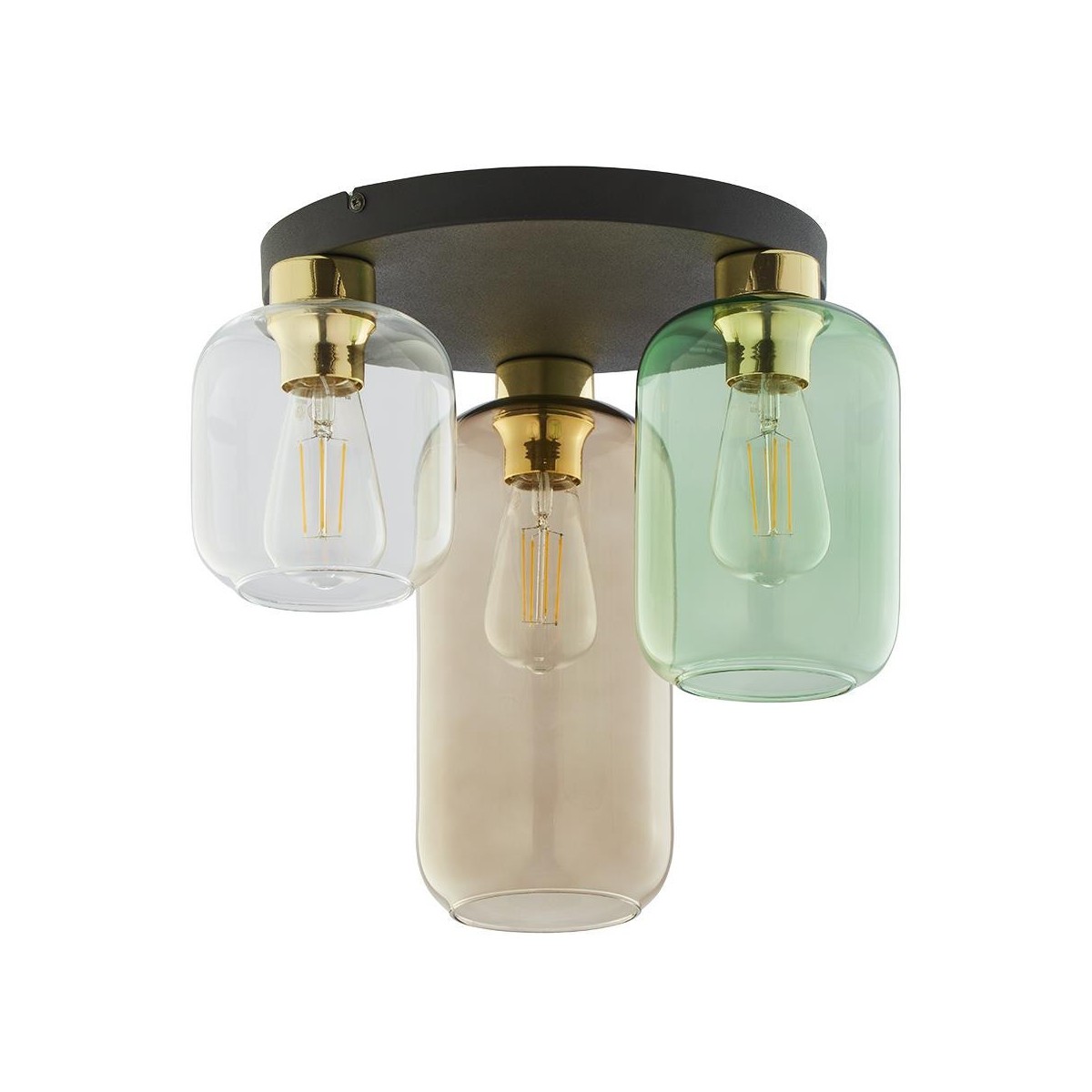 Lampa sufitowa TK-Lighting MARCO TKL3318 kolor - złoty - czarny styl Nowoczesny  Glamour