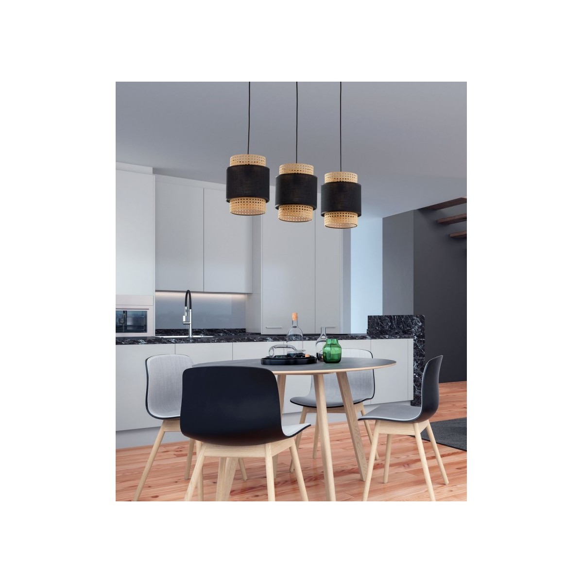 TK-Lighting BOHO BLACK 6541