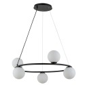 Czarna lampa wisząca na okręgu z pięcioma kloszami Sigma GAMA 33383