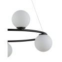 Czarna lampa wisząca na okręgu z pięcioma kloszami Sigma GAMA 33383