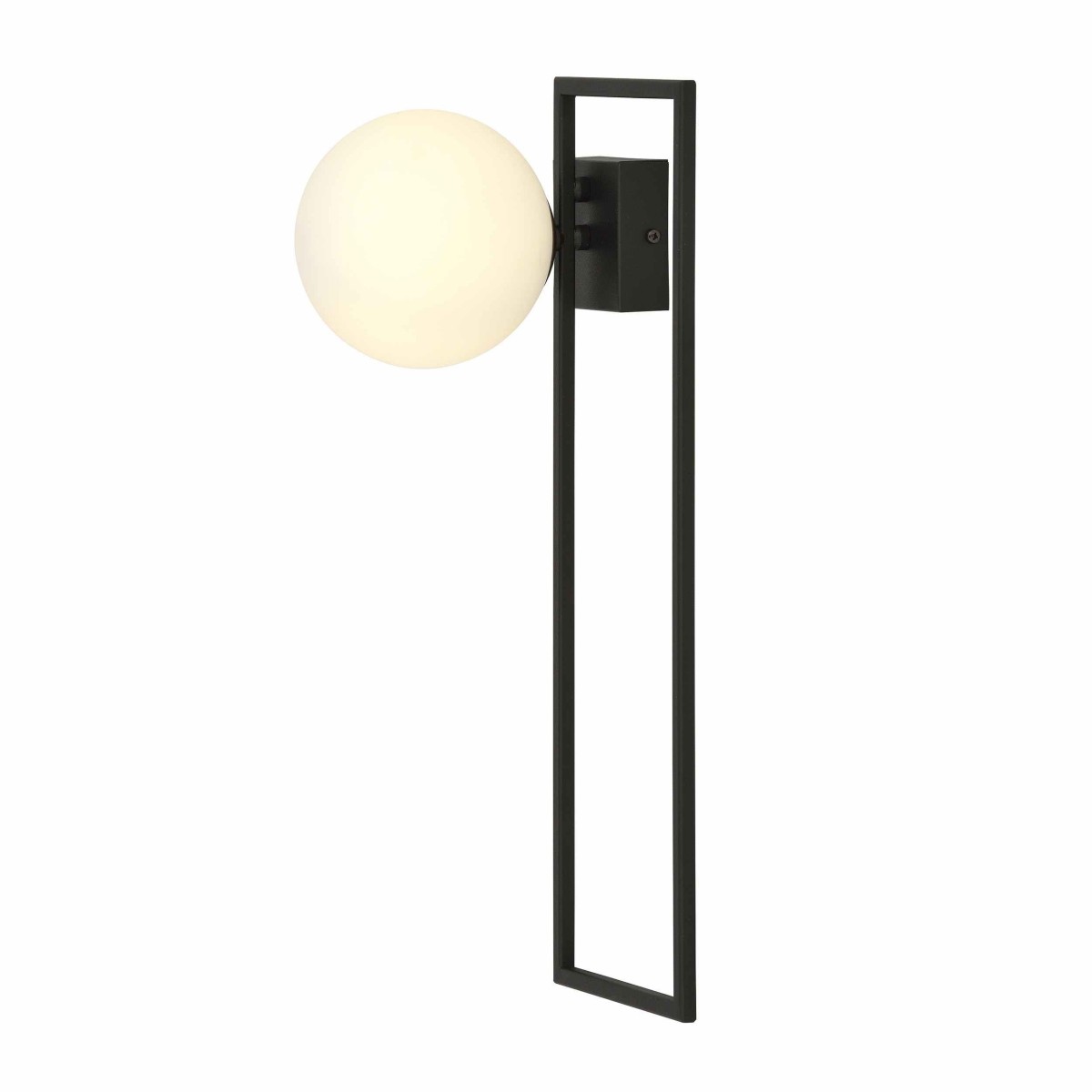 biała LAMPA SUFITOWA  IMAGO 1B BLACK/OPAL