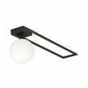 biała LAMPA SUFITOWA  IMAGO 1C BLACK/OPAL