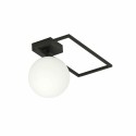 biała LAMPA SUFITOWA  IMAGO 1D BLACK/OPAL