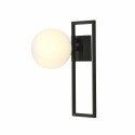 biała LAMPA SUFITOWA  IMAGO 1D BLACK/OPAL