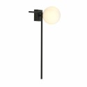 biała LAMPA SUFITOWA  IMAGO 1F BLACK/OPAL