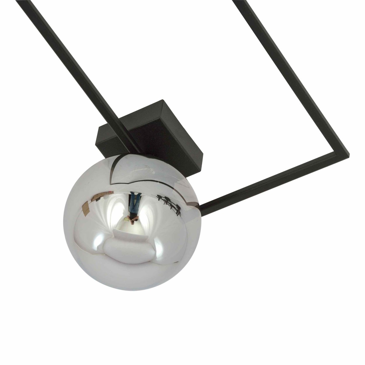 grafitowa LAMPA SUFITOWA  IMAGO 1A BLACK/GRAFIT