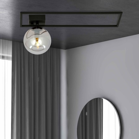grafitowa LAMPA SUFITOWA  IMAGO 1B BLACK/GRAFIT
