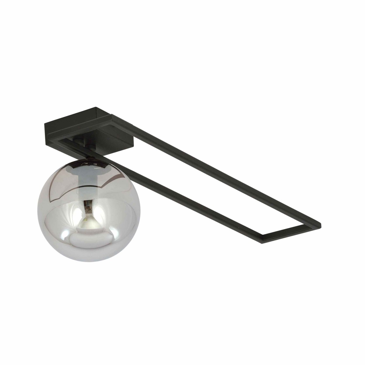 grafitowa LAMPA SUFITOWA  IMAGO 1C BLACK/GRAFIT
