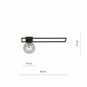 grafitowa LAMPA SUFITOWA  IMAGO 1C BLACK/GRAFIT