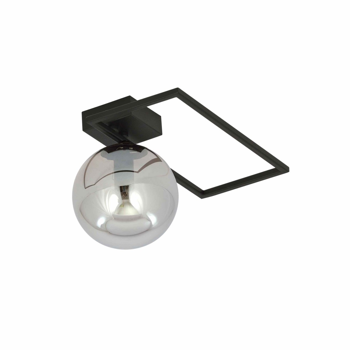 grafitowa LAMPA SUFITOWA  IMAGO 1D BLACK/GRAFIT