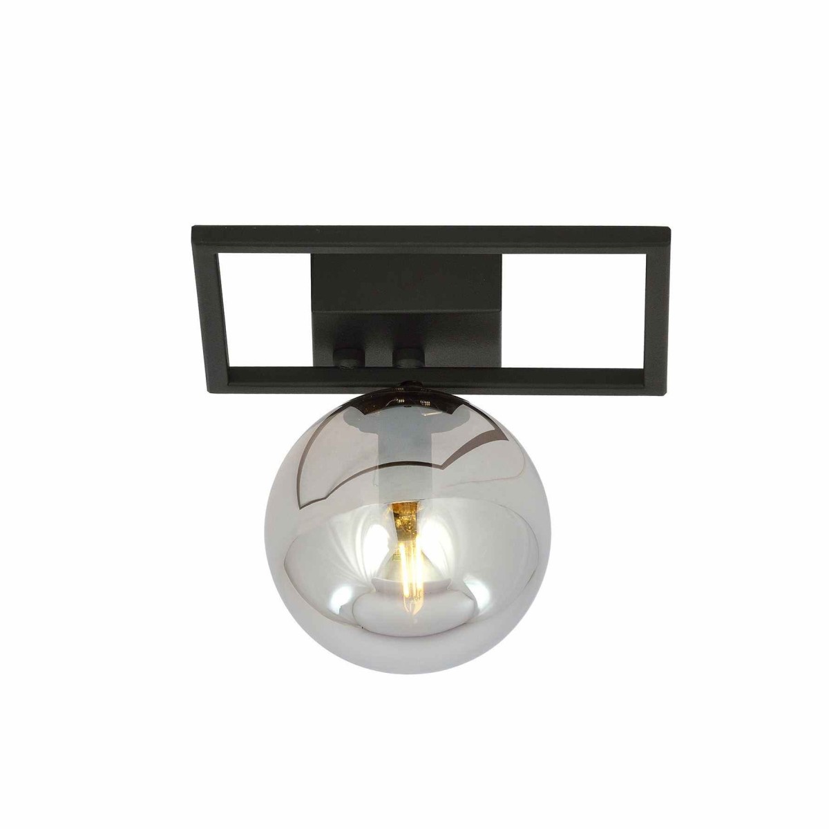 grafitowa LAMPA SUFITOWA  IMAGO 1E BLACK/GRAFIT