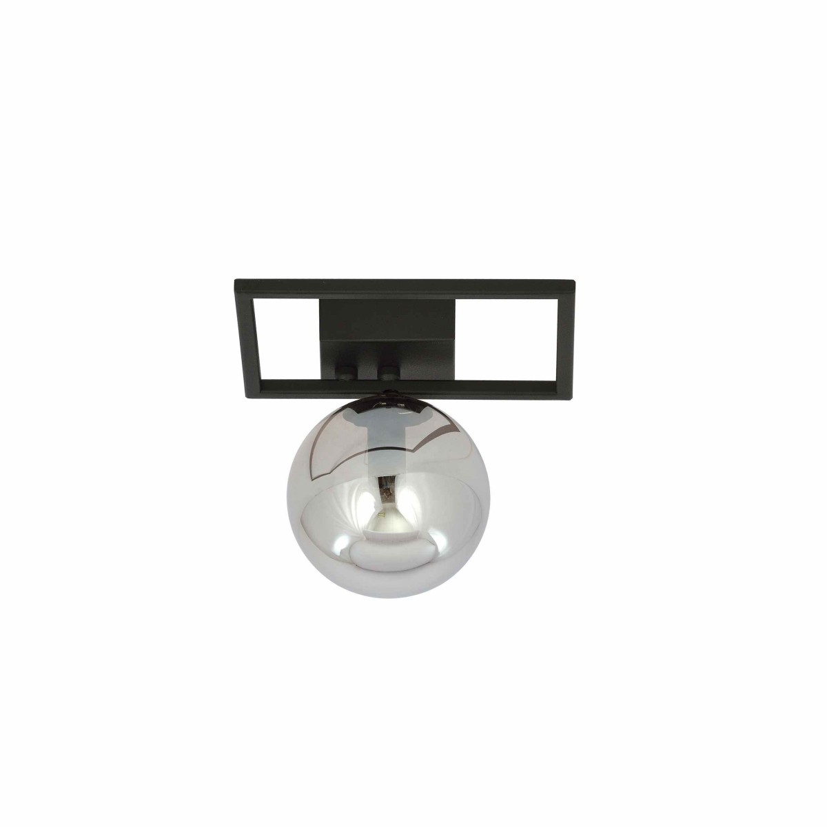 grafitowa LAMPA SUFITOWA  IMAGO 1E BLACK/GRAFIT