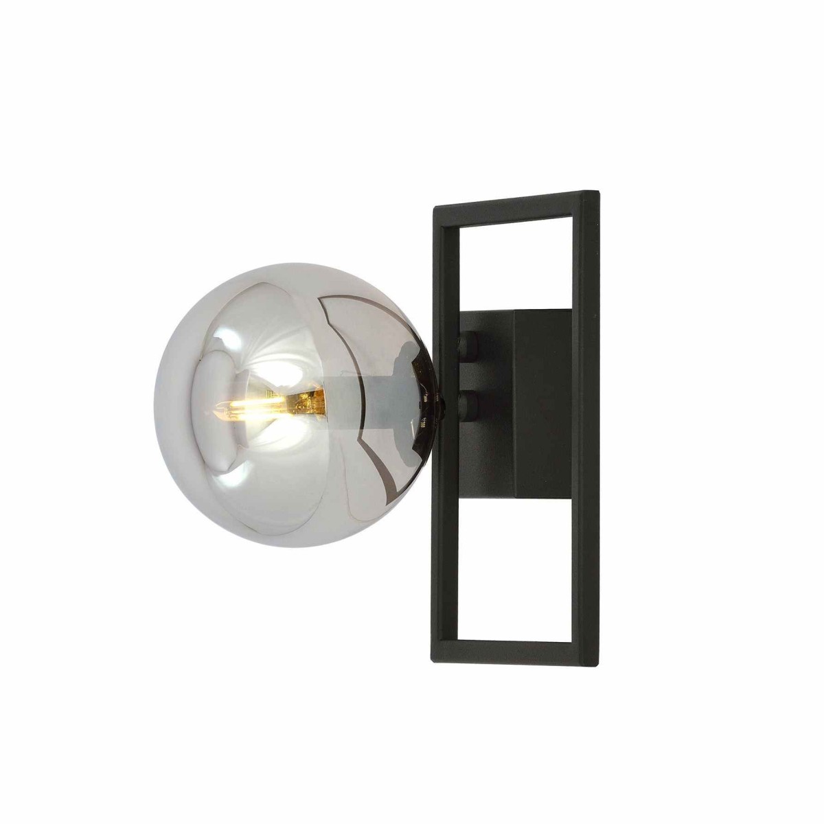 grafitowa LAMPA SUFITOWA  IMAGO 1E BLACK/GRAFIT