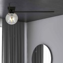 grafitowa LAMPA SUFITOWA  IMAGO 1F BLACK/GRAFIT