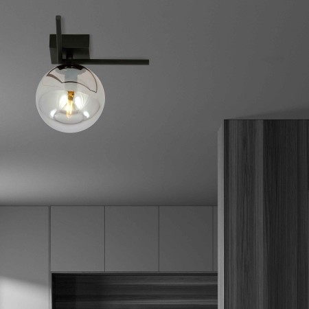 grafitowa LAMPA SUFITOWA  IMAGO 1G BLACK/GRAFIT