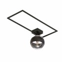transparenta z czarnym paskiem LAMPA SUFITOWA  IMAGO 1A BLACK/STRIPE