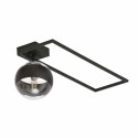 transparenta z czarnym paskiem LAMPA SUFITOWA  IMAGO 1B BLACK/STRIPE