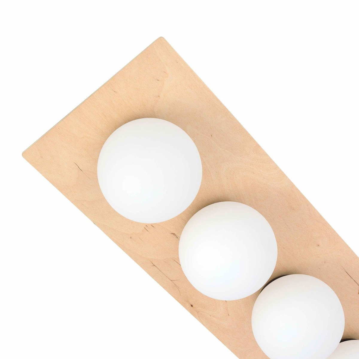 biała LAMPA SUFITOWA  KENZO 4