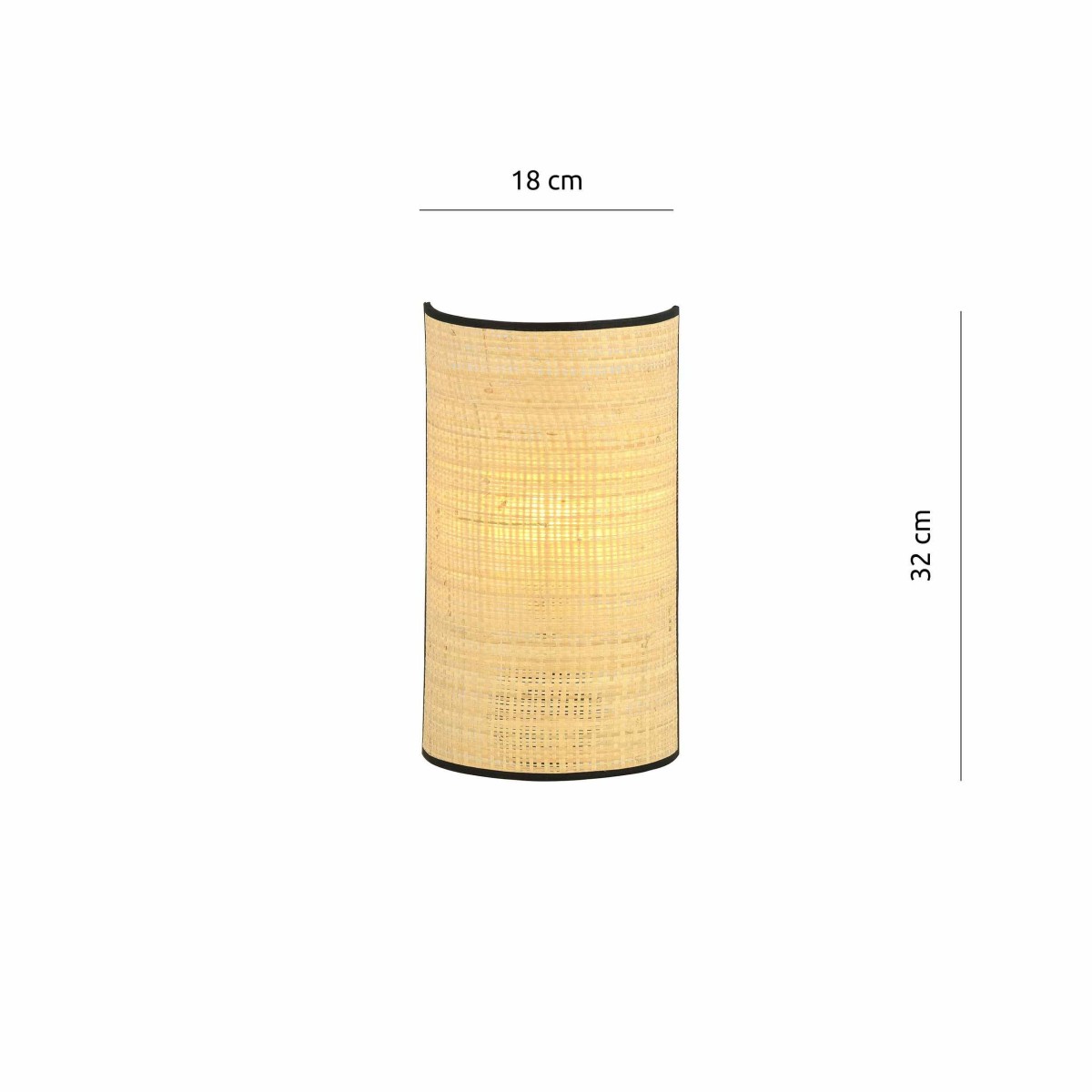 rattanowy KINKIET ASTON K1 RATTAN