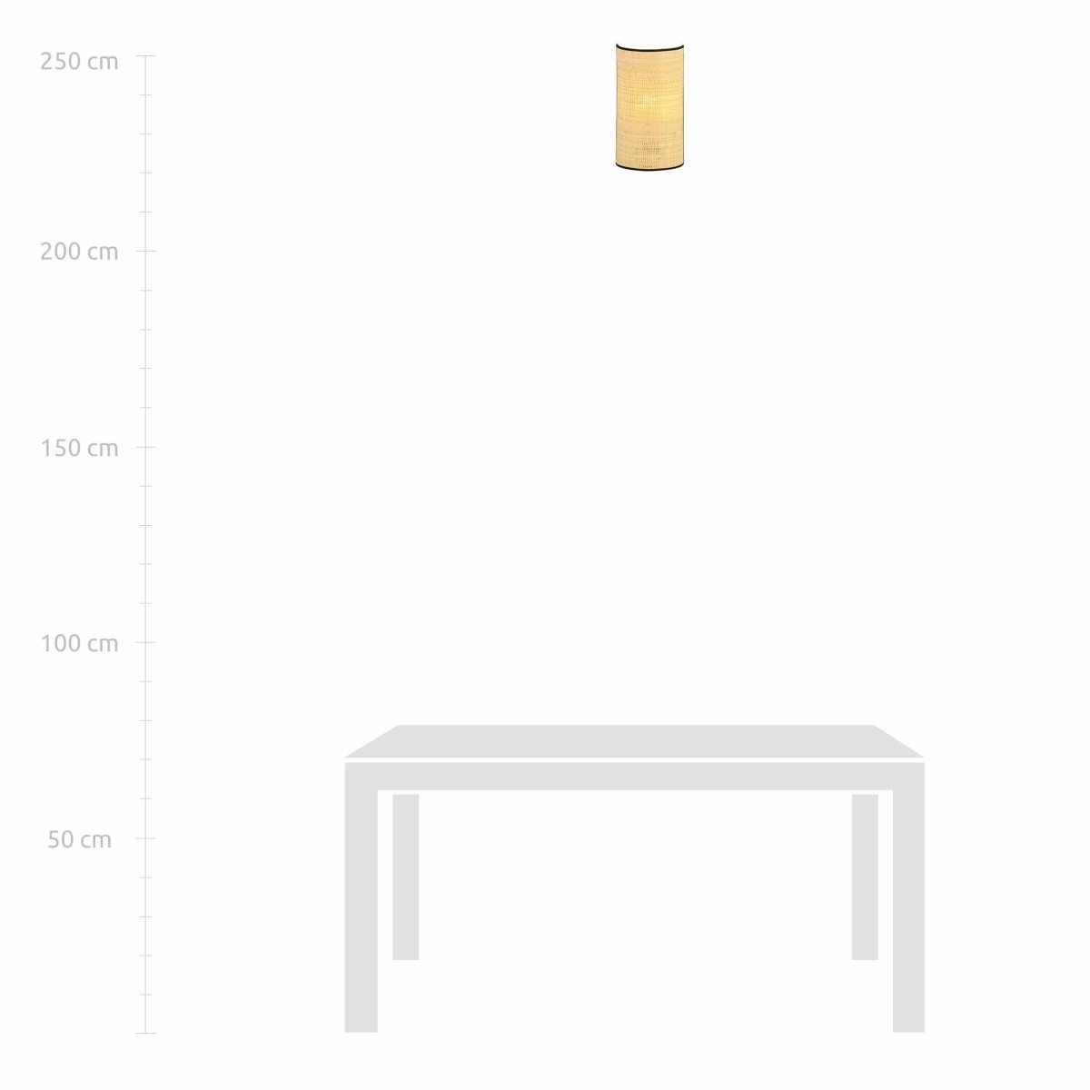 rattanowy KINKIET ASTON K1 RATTAN