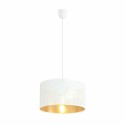 biało - złota LAMPA WISZĄCA ASTON 1 WHITE/GOLD