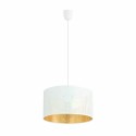 biało - złota LAMPA WISZĄCA ASTON 1 WHITE/GOLD