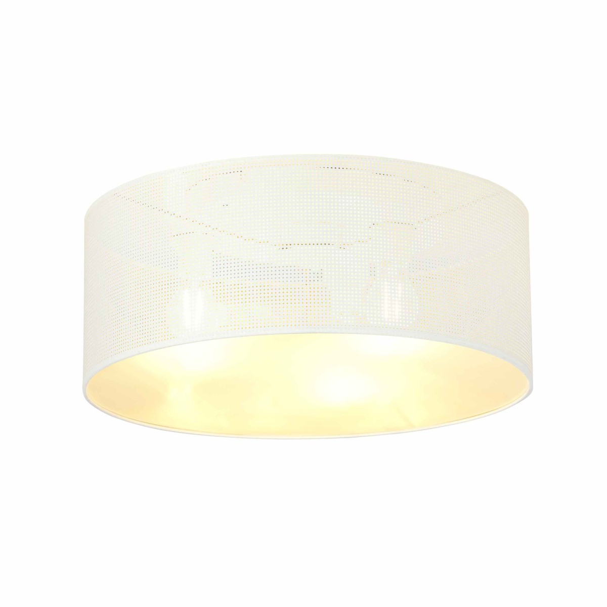 biało - złota LAMPA SUFITOWA  ASTON 3 WHITE/GOLD