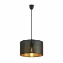 czarno - złota LAMPA WISZĄCA ASTON 1 BLACK/GOLD