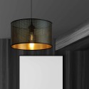 czarno - złota LAMPA WISZĄCA ASTON 1 BLACK/GOLD