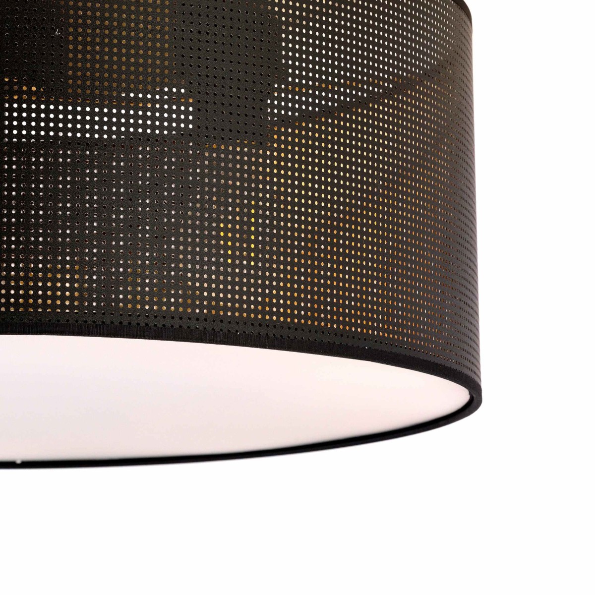 czarno - złota LAMPA SUFITOWA  ASTON 3 BLACK/GOLD