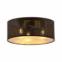 czarno - złota LAMPA SUFITOWA  ASTON 3 BLACK/GOLD