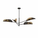 czarno - złota LAMPA SUFITOWA  VENE 4 BLACK/GOLD