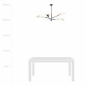biało - złota LAMPA SUFITOWA  VENE 4 WHITE/GOLD