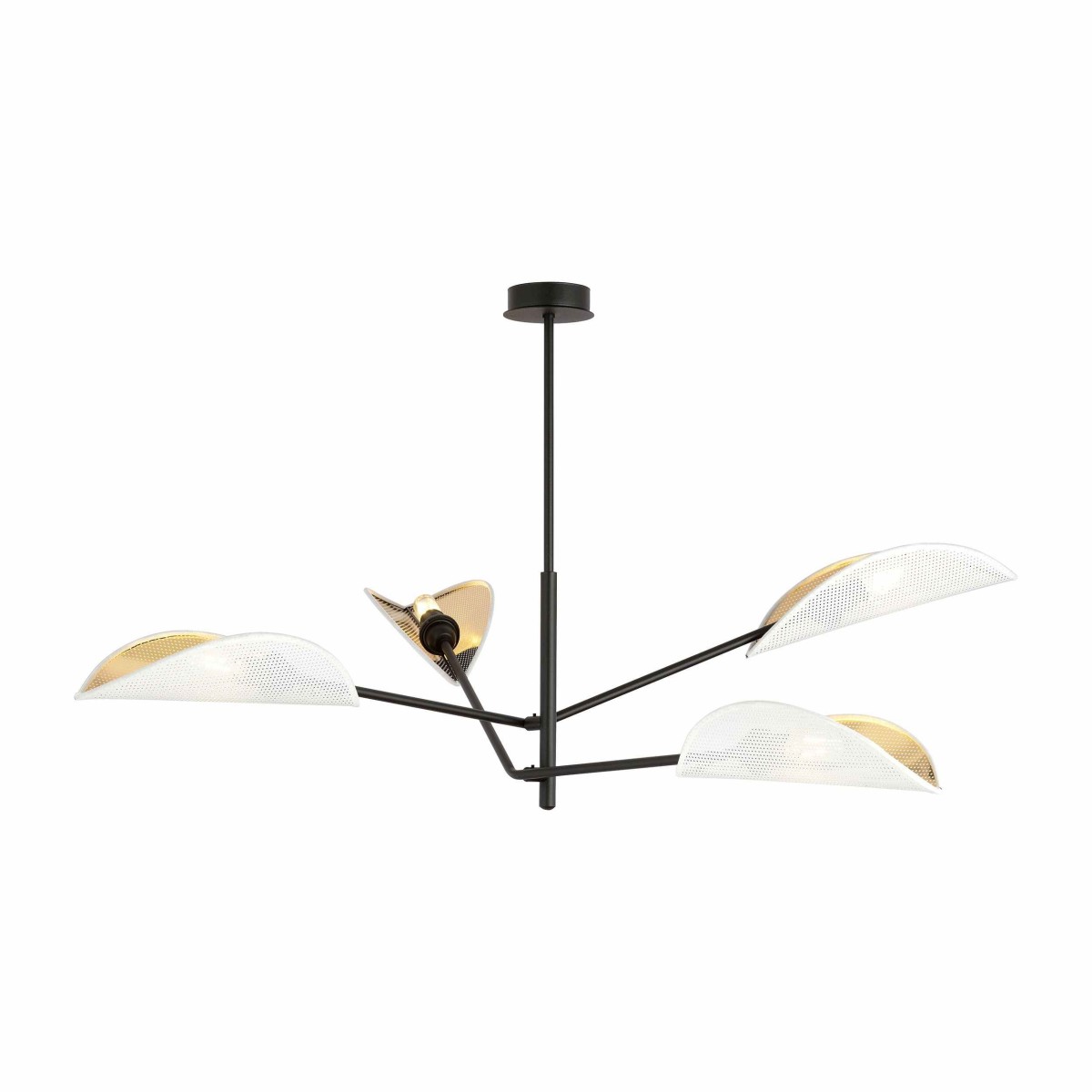biało - złota LAMPA SUFITOWA  VENE 4 WHITE/GOLD