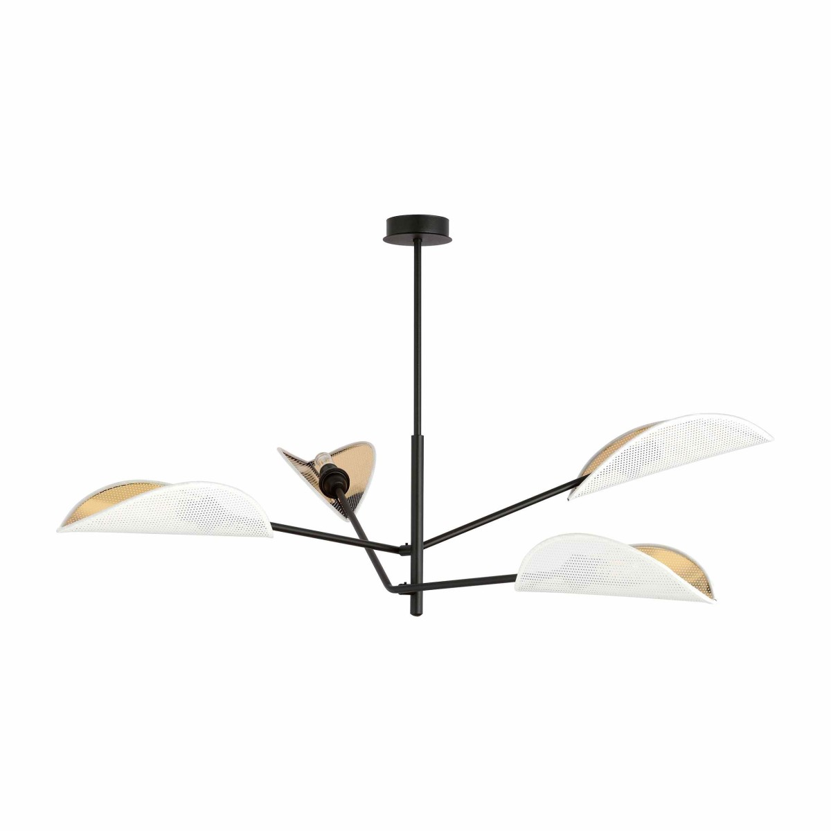 biało - złota LAMPA SUFITOWA  VENE 4 WHITE/GOLD