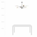 biało - złota LAMPA SUFITOWA  VENE 6 WHITE/GOLD