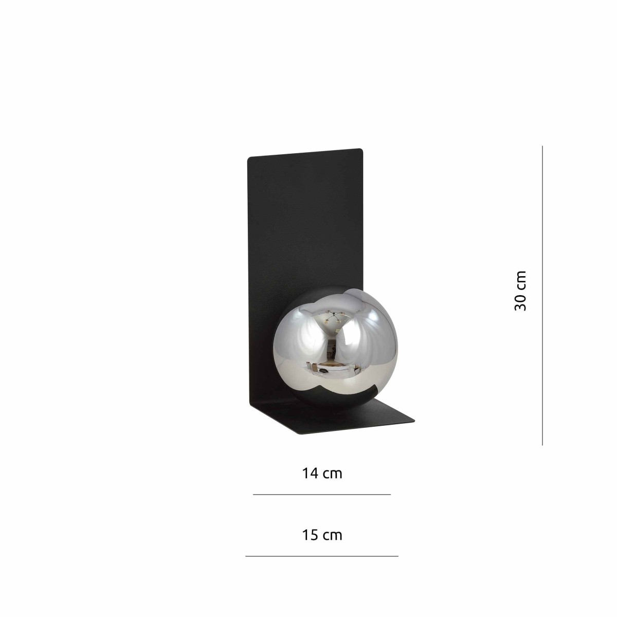 z dymionego szkła KINKIET FORM 6