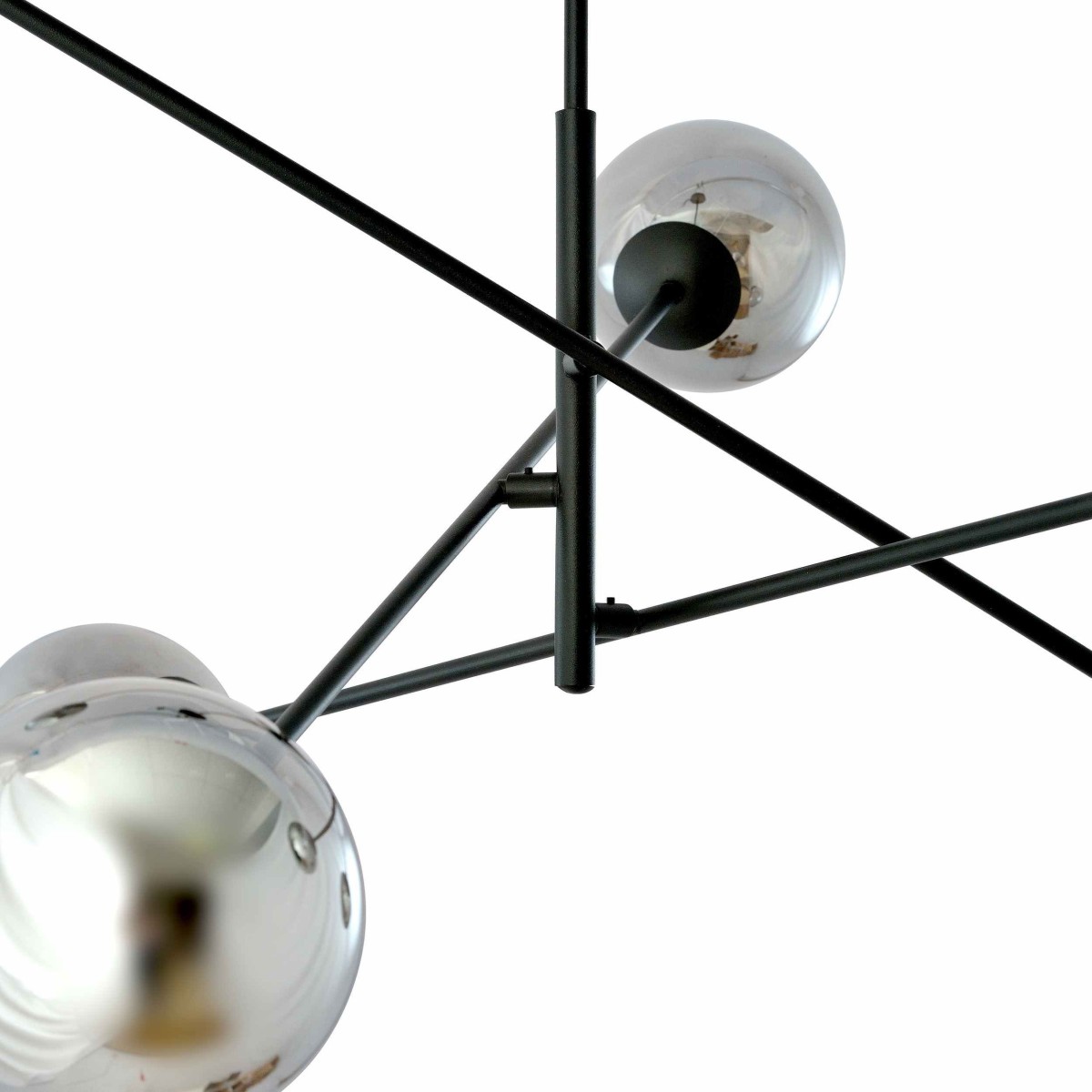 grafitowa LAMPA WISZĄCA LINEAR 6 BLACK/GRAFIT