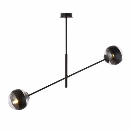 transparenta z czarnym paskiem LAMPA WISZĄCA LINEAR 2 BLACK/STRIPE