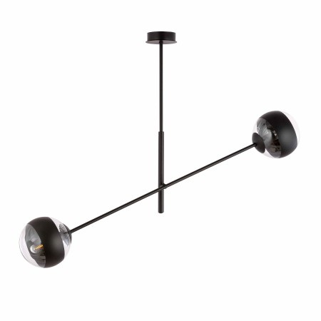transparenta z czarnym paskiem LAMPA WISZĄCA LINEAR 2 BLACK/STRIPE