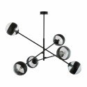 transparenta z czarnym paskiem LAMPA WISZĄCA LINEAR 6 BLACK/STRIPE