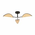 rattanowa LAMPA SUFITOWA  GOMEZ 3 RATTAN