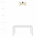 rattanowa LAMPA SUFITOWA  GOMEZ 4 RATTAN
