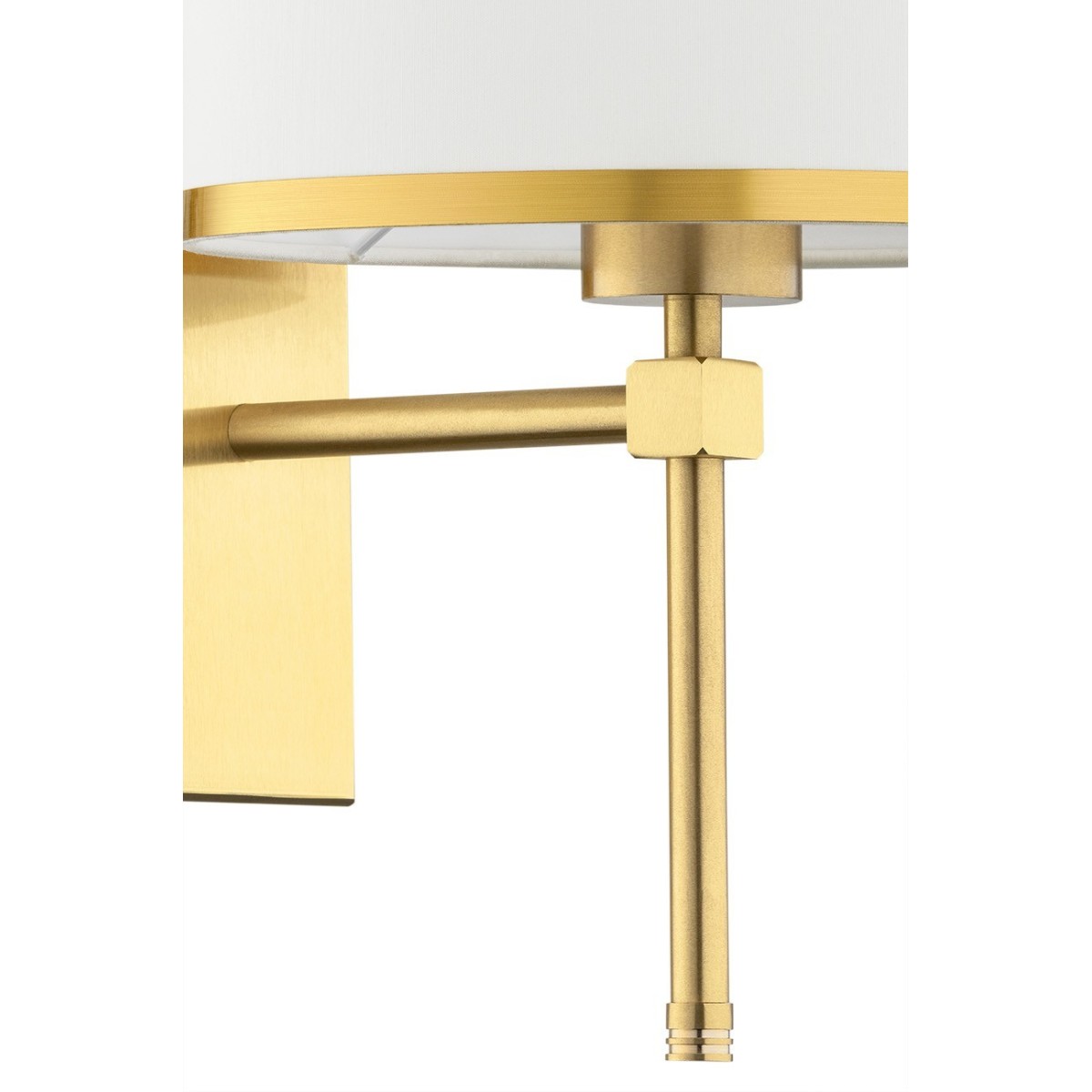 Argon ABBANO 8033 kinkiet w kolorze śmietankowo mosiądzowanym