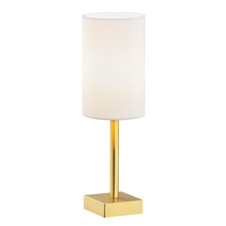 Argon ABRUZZO 8030 lampa stołowa z welurowym, białym abażurem
