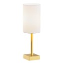 Argon ABRUZZO 8030 lampa stołowa z welurowym, białym abażurem
